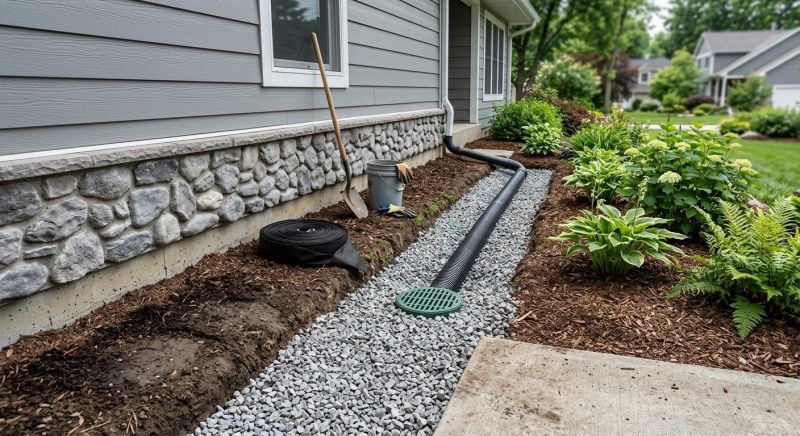French Drain Clearing in Birmingham, AL